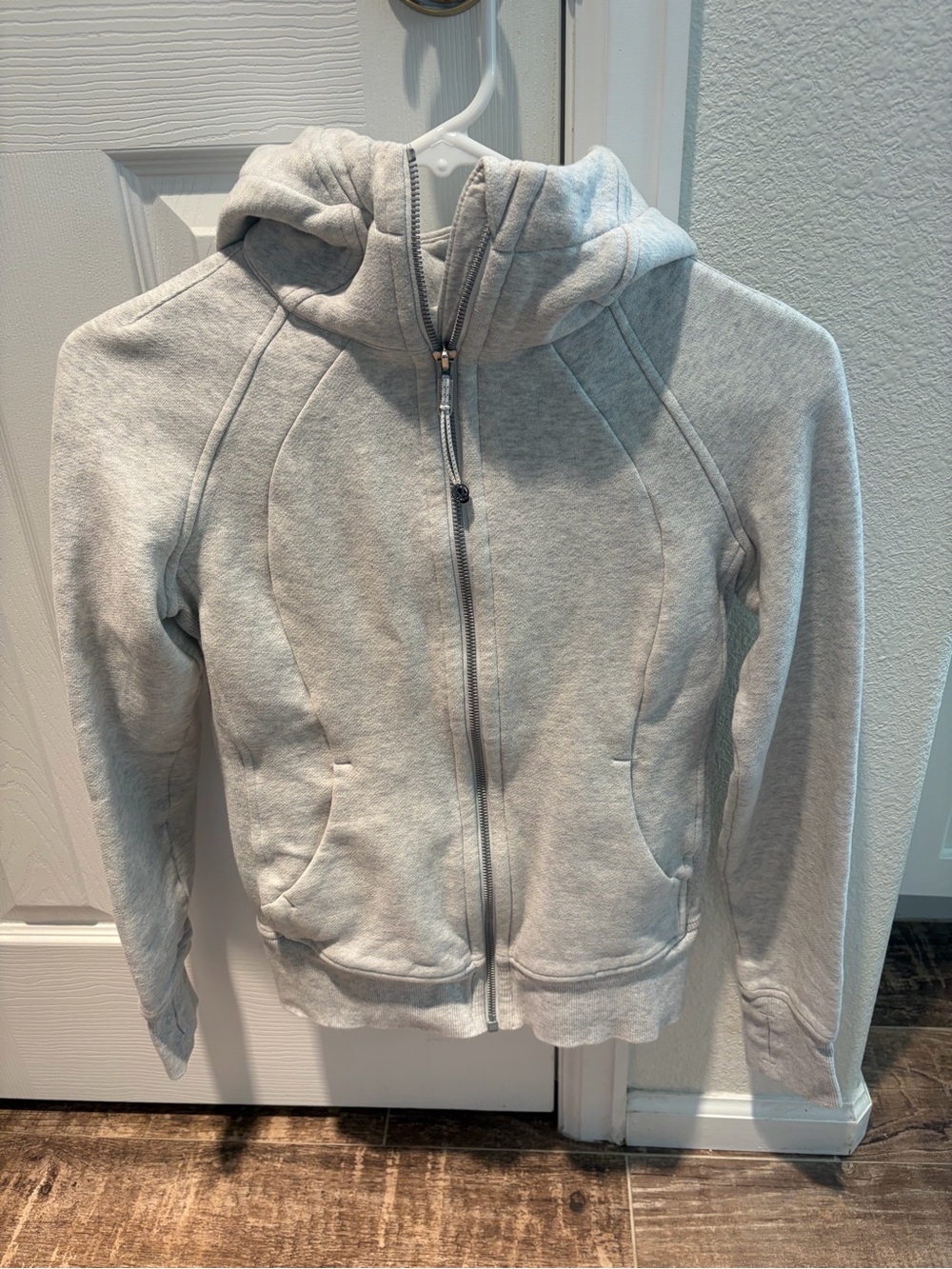 Lululemon gray zip scuba hoodie 2